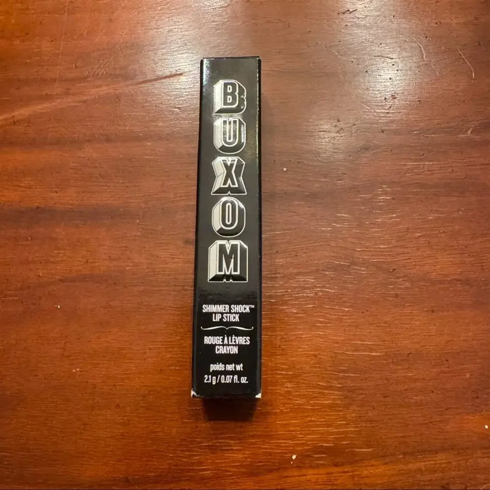 Buxom Shimmer Shock Red Lipstick Fireball 2.1ml NEW IN BOX